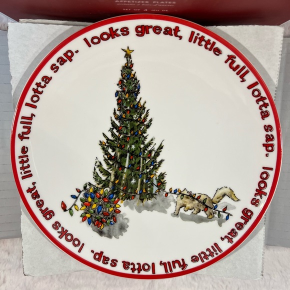 National Lampoons Christmas Vacation x Pottery Barn  Appetizer Plates! Sold Out! - Picture 6 of 9
